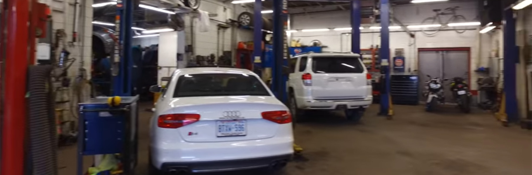 Inside Pierre's Autocare Bay